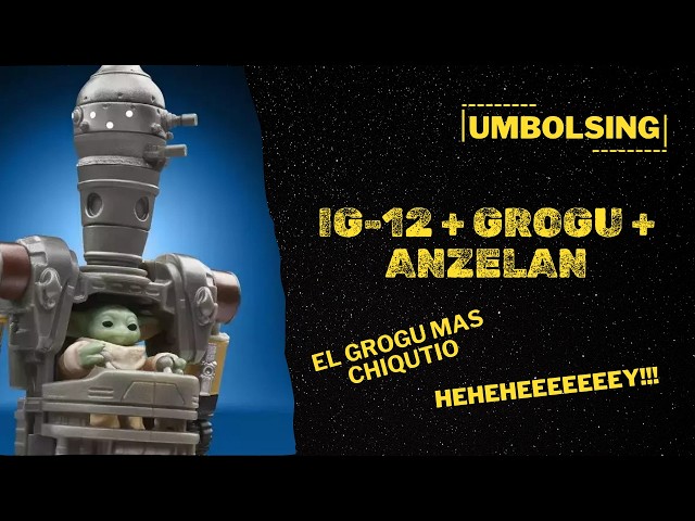 Vídeo relacionado con Star Wars The Vintage Collection, IG-12, Grogu y Anzellano, Star Wars: The Mandalorian, Set de Figuras Deluxe a Escala de 9,5 cm