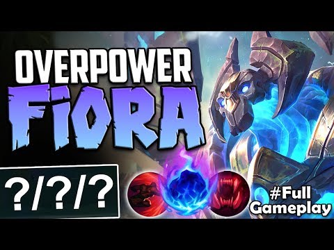 OVERPOWER FIORA TOP | TOO MUCH DAMAGE | Galio vs Fiora Top Lane | Season 8 Ranked Gameplay