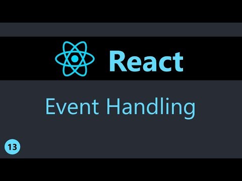 ReactJS Tutorial 13 Event Handling