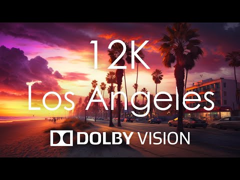 12K HDR 120fps Dolby Vision with Epic Music (Los Angeles // GTA VI)