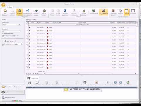 OXID-Client: Alle Produkte exportieren