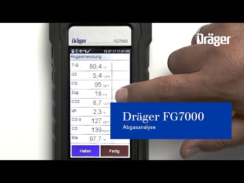 Abgasmessung mit dem Dräger FG7000