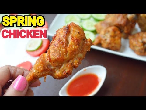 FRIED SPRING CHICKEN by (YES I CAN COOK) #FriedChicken #SpringChicken