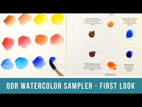 QoR Watercolor Sampler First Impressions Review