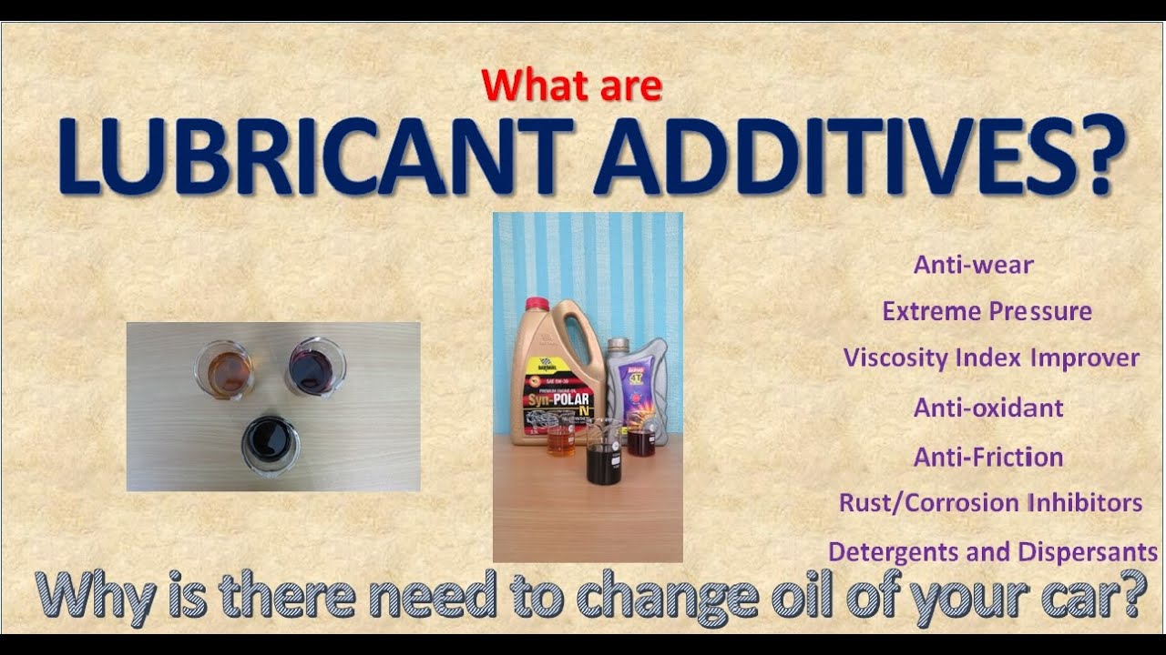 What are Lubricant Additives? Why do you need to change the oil of your car?