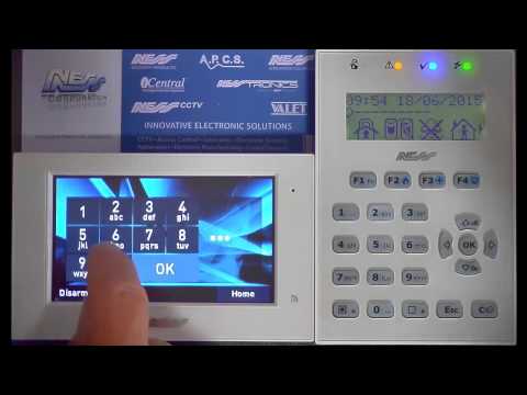 How to Enter Program Mode on the Alien Touchscreen on the SmartLiving Panel