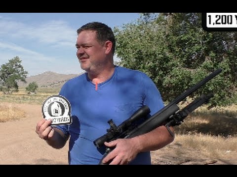 Long Range Shooting 1200 Yards vs  Milk Jug  Savage 12 LRP 6.5 Creedmoor   Dan Hinkle