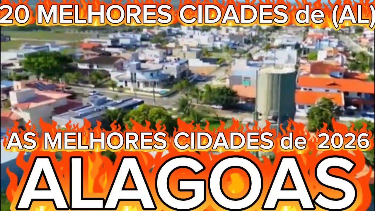 CONHEÇA AS MELHORES CIDADES de ALAGOAS em 2026 [Ranking IPS Atualizado]