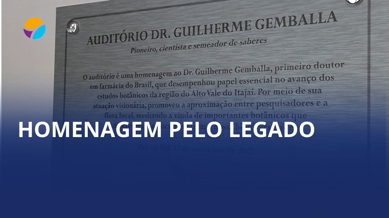 Auditório do Jardim Botânico recebe o nome de Guilherme Gemballa