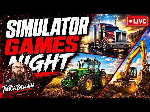 🔴 LIVE: TheRealBaldhalla's Simulator Games Night | Crime Scene Cleaner