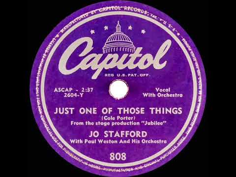 1947 Jo Stafford - Just One Of Those Things