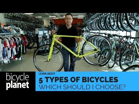 Five types of bikes