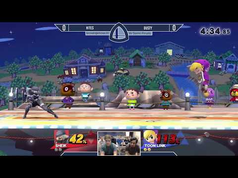 Sm4sh@Mines 81 - Nite$ (Sheik, Diddy Kong) Vs. Dusty (Toon Link) - Winners Semifinals