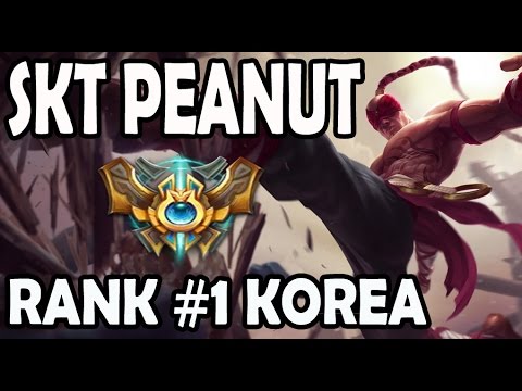 SKT Peanut picks LEE SIN vs KHAZIX Jungle - Rank #1 Korea