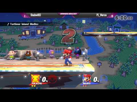SW12 Smash Wii U - ShadowHB3 (Pikachu) vs PS Marcus (Mario) - Winners Bracket