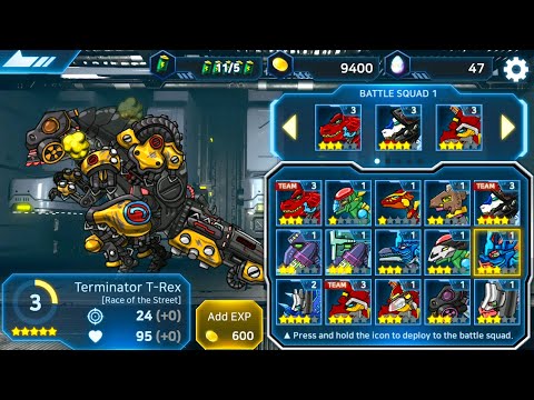 DINO ROBOT BATTLEFIELD 2021: TERMINATOR T-REX, FIRE T-REX, TYRANNO RED | DINOKING 210619