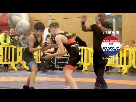 Gächter Nico (SUI) - Ibrahim Miri (SWE) - Easter Wrestling Utrecht