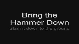HammerFall - Bring The Hammer Down (lyrics) HD