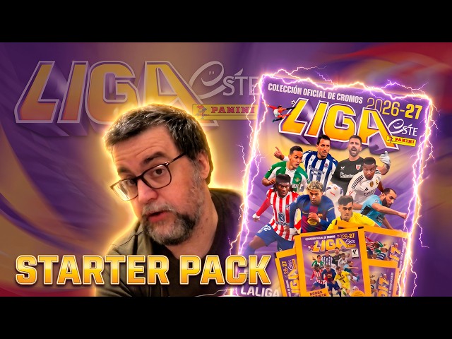 Vídeo relacionado con Cromos (pegatinas) de la liga 2025 2026 (Album obsequio + 10 sobres (8 normal 2 gratuitos))