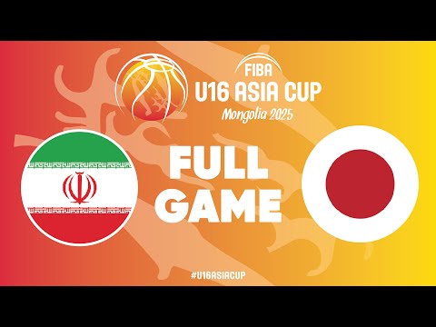 Group Phase | Iran v Japan | Full Basketball Game | FIBA U16 Asia Cup 2025