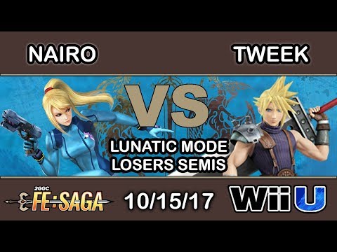 2GGC: FE Saga - NRG | Nairo (Cloud/ZSS) Vs. P1 | Tweek (Cloud/DK) - Lunatic Mode Losers Semis