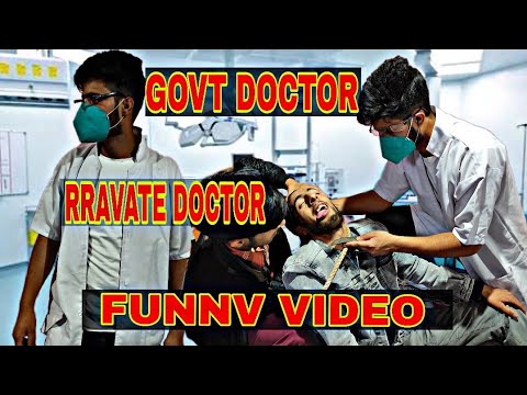 Govt Doctor VS Private Doctor Funny Video By Kashmiri wavers