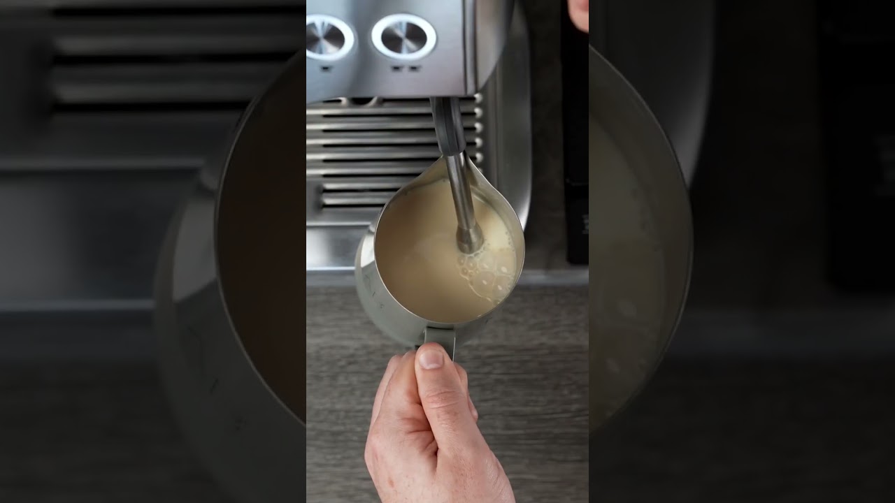 The right way to steam oat milk