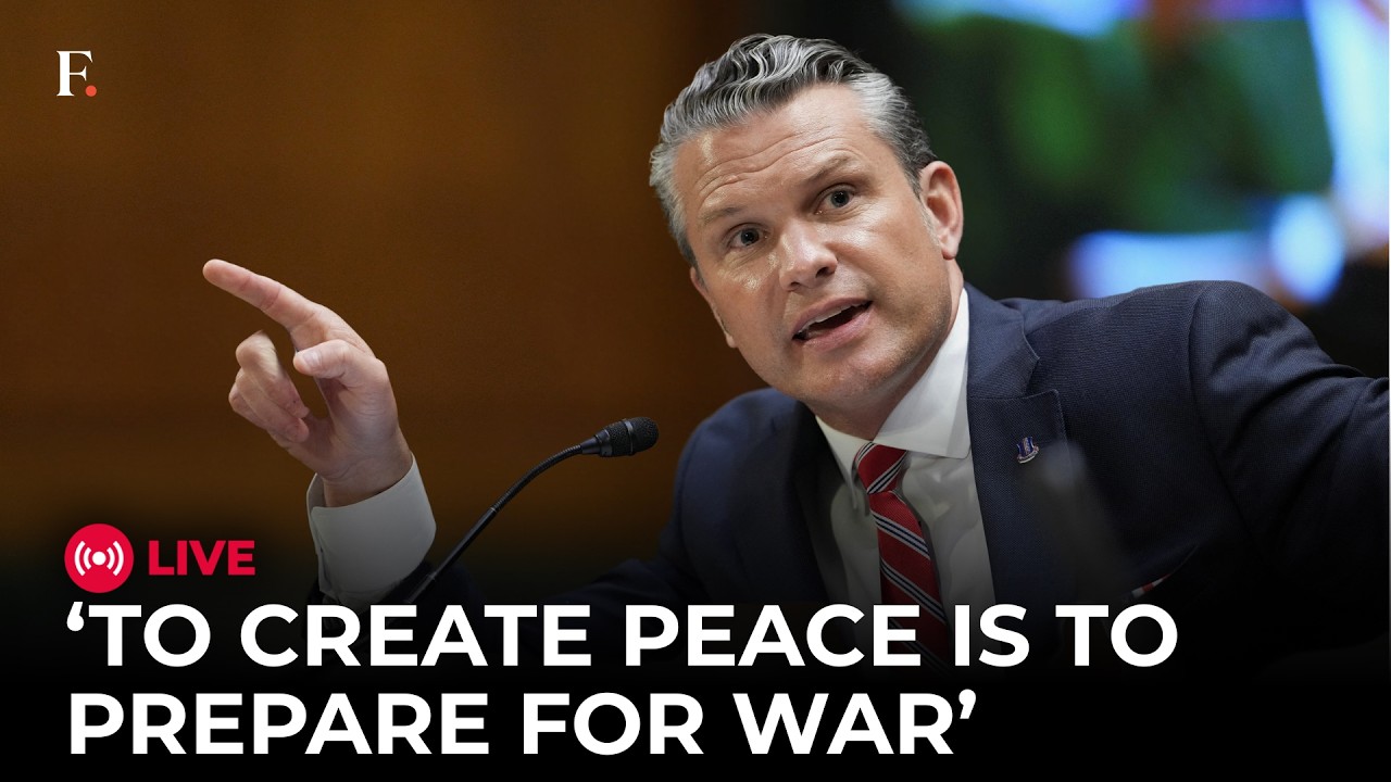 Senate LIVE: Defence Secy Hegseth and Senator Peters Get Into Heated Argument on Iran War