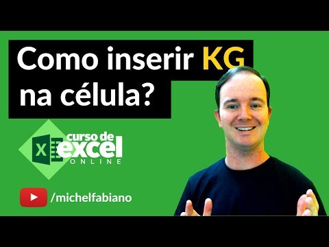 Vídeo: Como colocar kg no Excel: perguntas e respostas