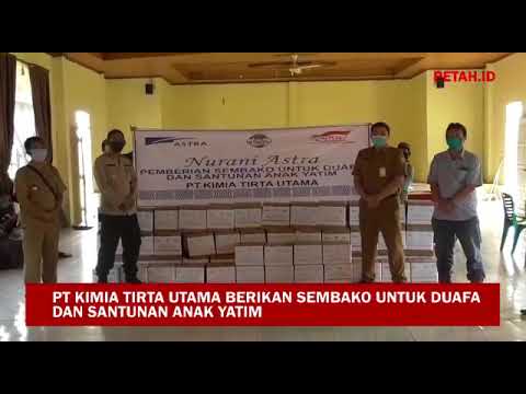 Bagikan Paket Sembako dan Santuni Anak Yatim, Camat Gasib Sebut PT KTU Banyak Membantu Warga