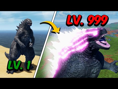 UPGRADING Godzilla to MAX Level in Kaiju Multiverse