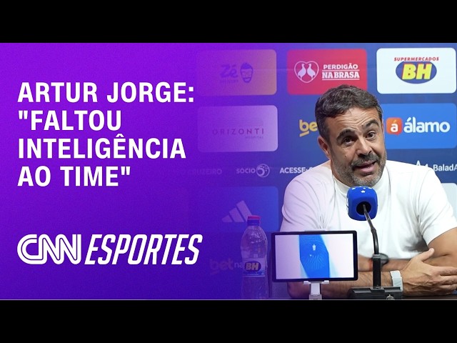 O QUE DEU ERRADO? Artur Jorge explica os erros do Cruzeiro contra o Atlético-MG | CNN ESPORTES
