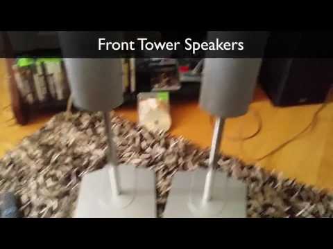 Panasonic 5.1 Surround Sound System With Powered Sub Woofer.