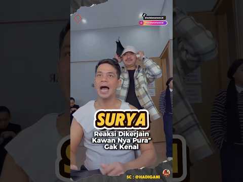 Reaksi Surya Insomnia Di Prank Temennya Pura-pura Gak Kenal🤣 #suryainsomnia #prank #shorts