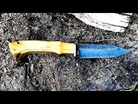 Forge a survival knife from old files!