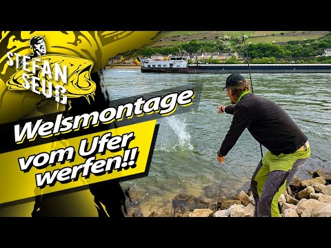 Catfish from the shore without a boat | Casting catfish rigs from the shore | Catfish workshop