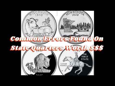 Common Well-Known Errors Found On Washington State Quarters 1999-2008