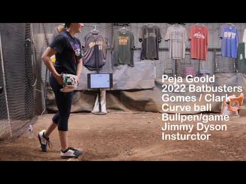 Peja Goold 2022 fast pitch pitching recruit, bullpen session in game video