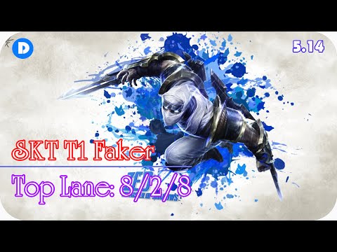 #7::SKT T1 Faker Zed vs Rumble Top Lane - Season 5 - Patch 5.14 - KR Challenger SoloQ