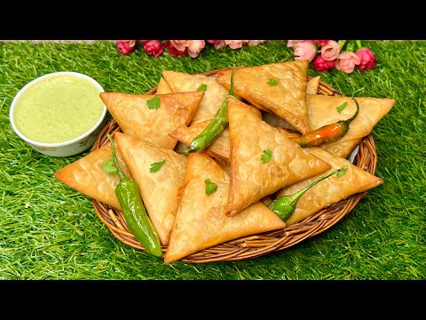 Famous Crispy Hyderabadi Kheeme Ke Samose | World Famous Hyderabadi Samosa For Iftar So Spicy Crispy