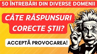 Test de Cultură Generală cu 50 de Întrebări din Literatură, Mitologie, Geografie, Istorie și Științe