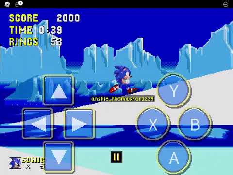 Ice cap zone?!?!? ￼- all extra lives no losing rings | classic sonic simulator