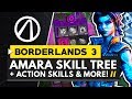 BORDERLANDS 3 | All AMARA Action Skills, Perks & Abilities - Full Skill Tree Breakdown