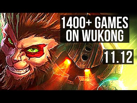 WUKONG vs NAUTILUS (JUNGLE) | 6/1/7, 1400+ games, 800K mastery, Dominating | EUW Master | v11.12