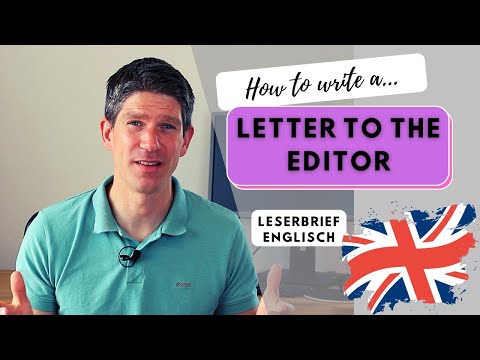Letter to the Editor - Englisch Oberstufe / Abitur - Deutsch erklärt