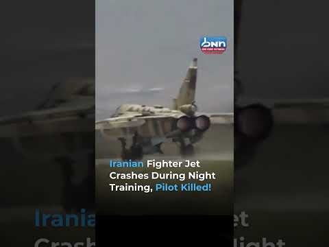 Iran Air Force Jet Crashes in Hamadan One Pilot Killed Second Survives