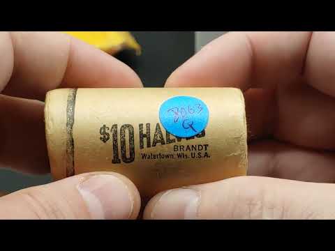 1968-D Original Bank roll,  Morgan silver dollars and supplies 10/26/22 mail call