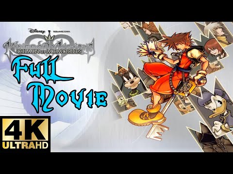 Kingdom Hearts: Re:Chain of Memories - All Cutscenes [4K]