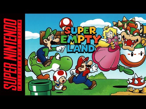 Super Empty Land | Super Mario World ROM Hack (SNES)