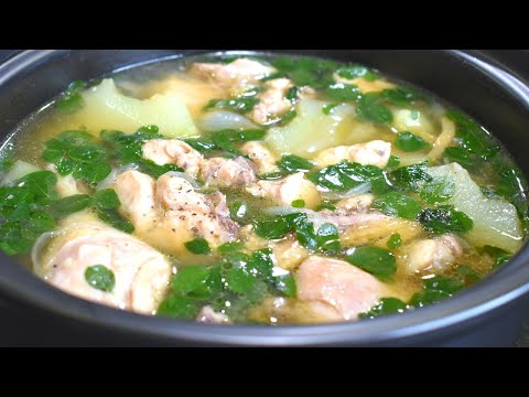 Classic Filipino Chicken Tinola with Papaya and Moringa